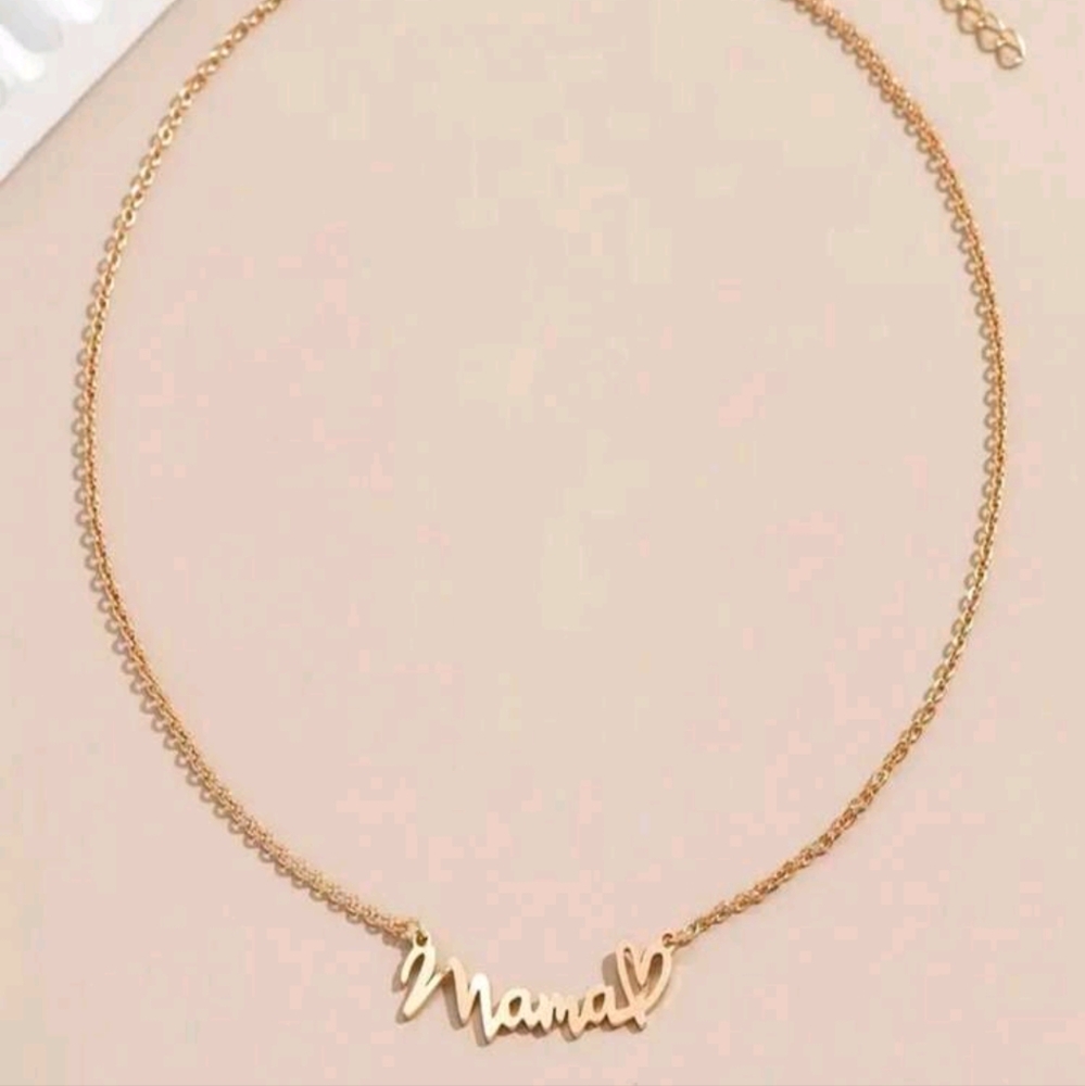 Mama Charm Gold Necklace - Picture 4 of 4